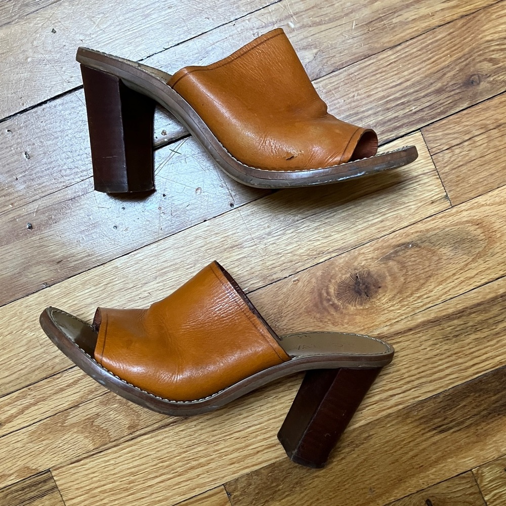 J. Crew Vintage Mules Sz 6